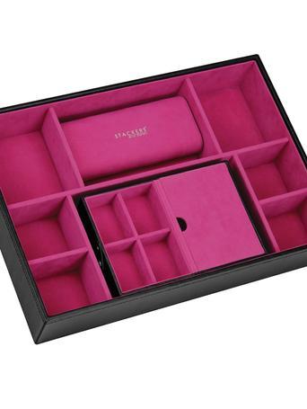 STACKER XL DEEP OPEN BLACK / PINK