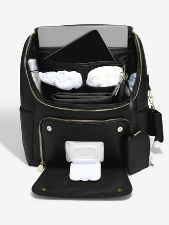 Black Baby Changing Backpack 