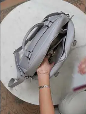 Torba damska Stackers Pebble granatowa