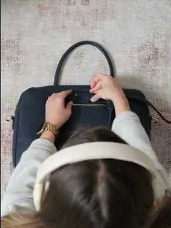 Torba na laptop Stackers Pebble kamienna szarość