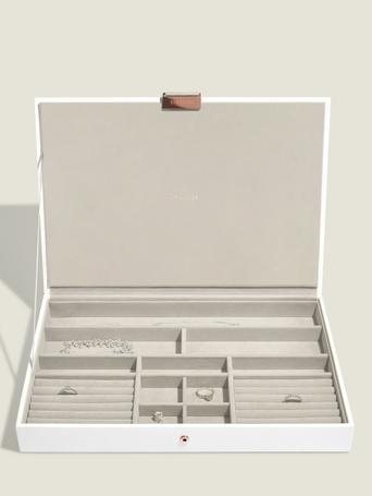 STACKER XL TOP WHITE & ROSE GOLD