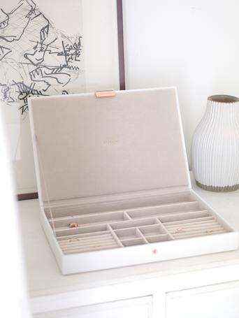 STACKER XL TOP WHITE & ROSE GOLD