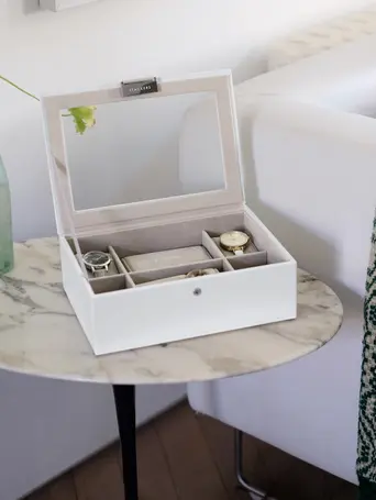 STACKER WATCHBOX 8 PC TOP WHITE