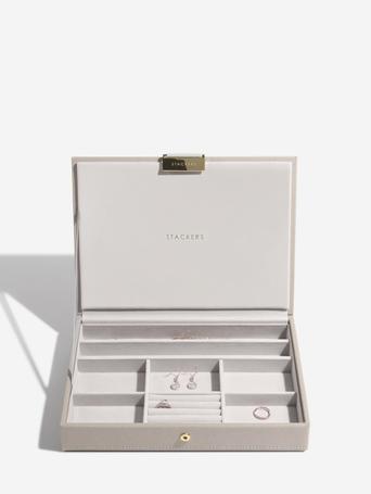 Taupe Classic Jewellery Box Lid