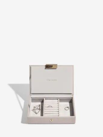Taupe Mini Jewellery Box Lid