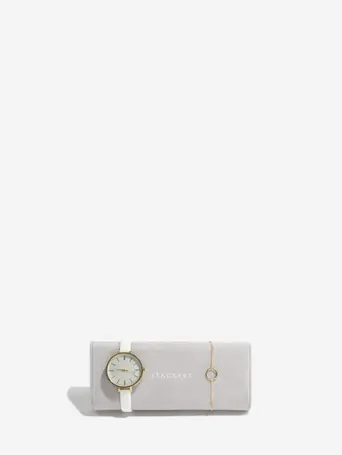 Grey Velvet Watch & Bracelet Pad