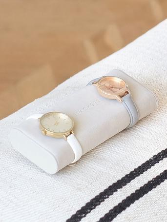 Grey Velvet Watch & Bracelet Pad