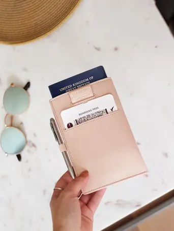 Blush Passport Sleeve