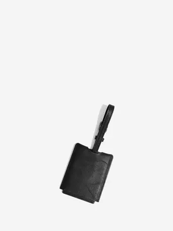 Black Luggage Tag