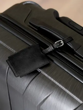Black Luggage Tag