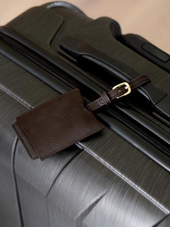 Brown Luggage Tag