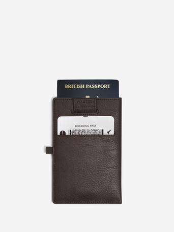 Brown Passport Sleeve