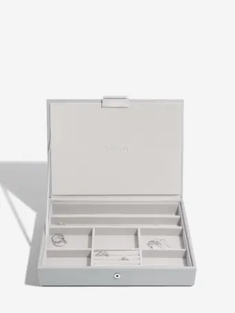 Pebble Grey Classic Jewellery Box Lid