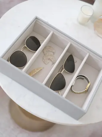 Pebble Grey Classic Glasses & Accessory Layer