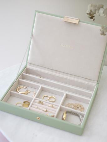 Sage Green Classic Jewellery Box Lid