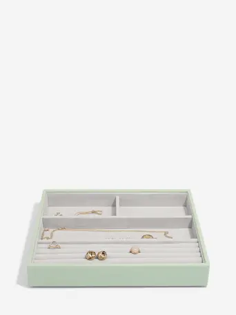 Sage Green Classic Ring & Bracelet Layer