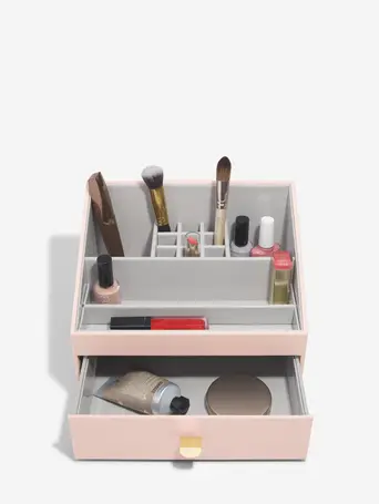Blush Pink Makeup Organiser