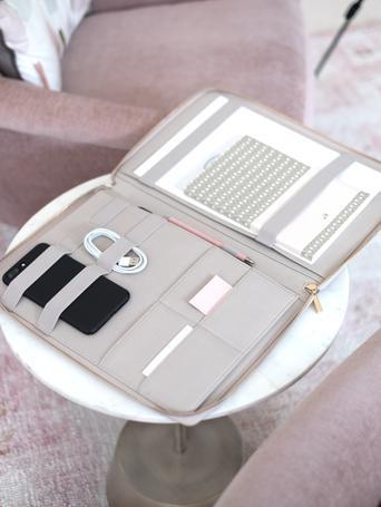 Taupe A4 Document Folder