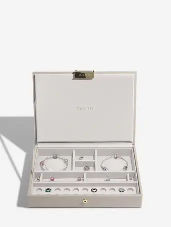 Taupe Classic Bracelet Jewellery Box Lid