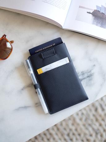 Navy Blue Passport Sleeve