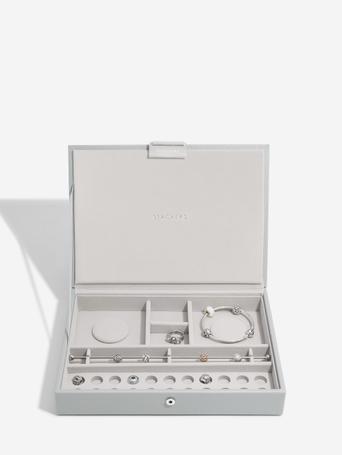 Pebble Grey Classic Bracelet Jewellery Box Lid