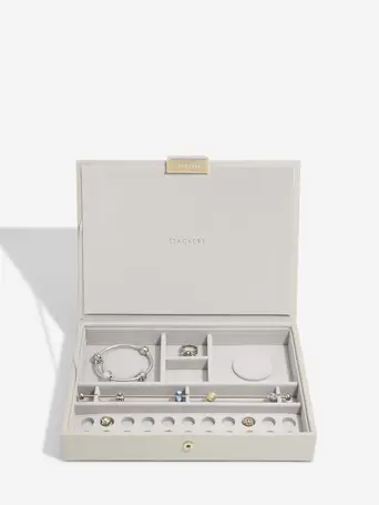 Oatmeal Classic Bracelet Jewellery Box Lid