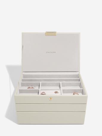 Oatmeal Classic Jewellery Box Set of 3