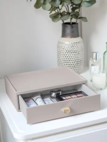 Taupe Makeup Organiser Drawer