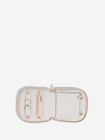 Blush Pink Compact Jewellery Roll