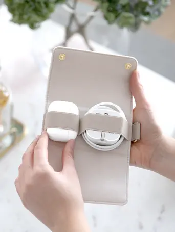 Taupe Compact Cable Tidy