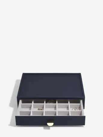 Navy Pebble Classic Trinket Drawer Layer