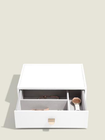 Pebble White Classic Accessory Drawer Layer
