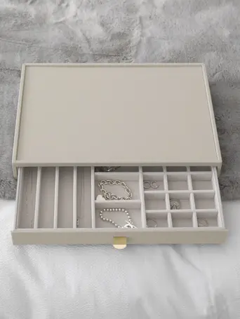 Oatmeal Supersize All In One Jewellery Drawer Layer