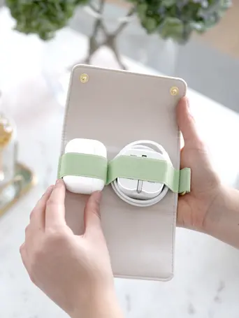 Sage Green Compact Cable Tidy