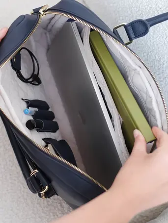 Torba na laptop Stackers Pebble granatowa