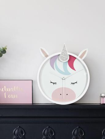 LITTLE STACKERS LOLA UNICORN WALL CLOCK