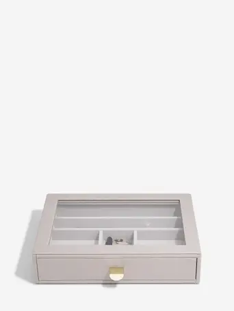 Taupe Classic Jewellery Box Display Drawer