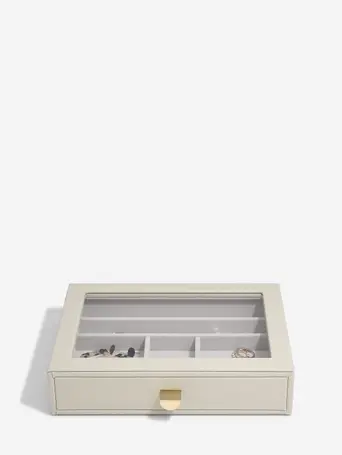 Oatmeal Classic Jewellery Box Display Drawer