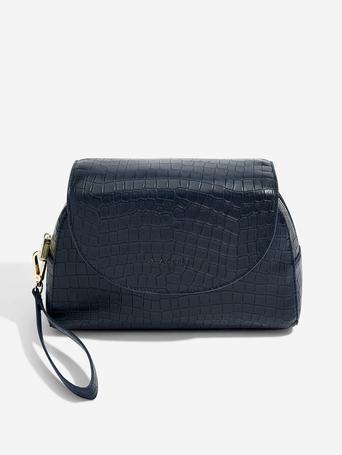 STACKERS MOCK CROC WRAP AROUND MAKE UP BAG