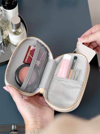 Limited Edition Metallic Pearl Compact Cosmetic Case