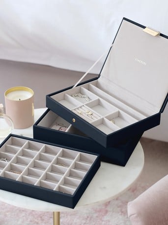 Real Review of Stackers London UK Glass Beveled White Jewellery Boxes  (Unbiased, Unsponsored Blogger Opinion) • Save. Spend. Splurge.