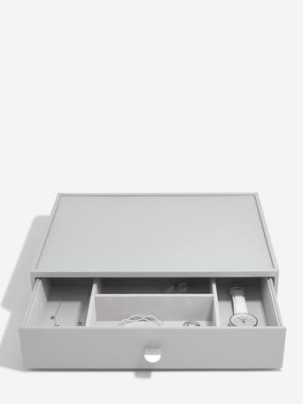 Pebble Grey Supersize Jewellery Box 1-Drawer Set