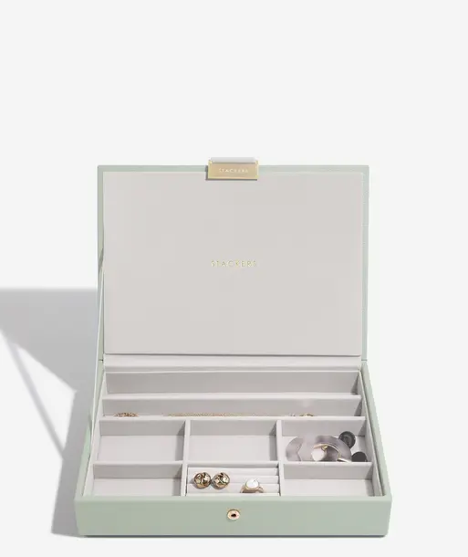 Sage Green Classic Jewellery Box Lid