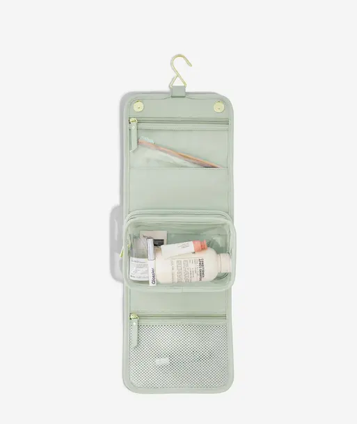 Sage Green Small Hanging Washbag