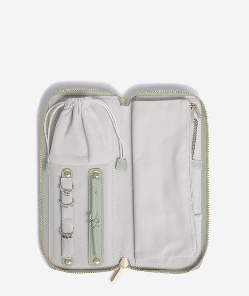 Sage Green Jewellery Roll