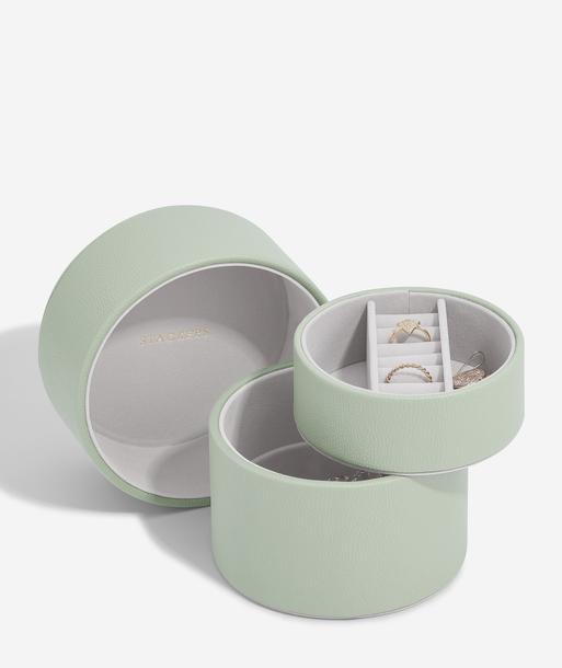 Sage Green Bedside Jewellery Box Pod