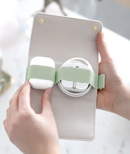 Sage Green Compact Cable Tidy