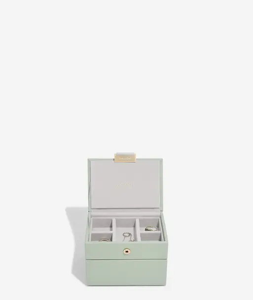 Sage Green Micro Jewellery Box