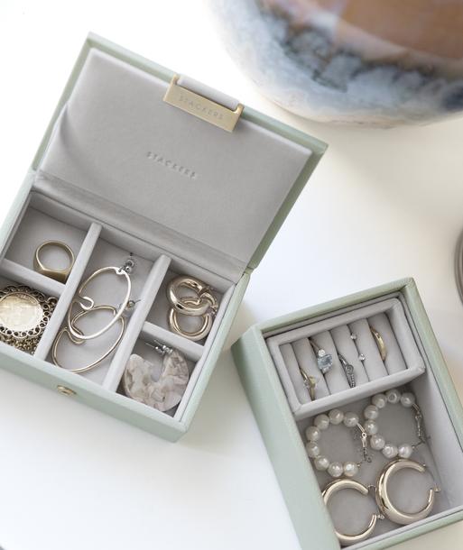 Sage Green Micro Jewellery Box
