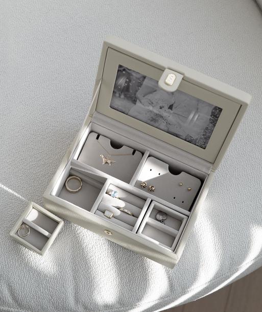 Oatmeal Luxury Photo Jewellery Box